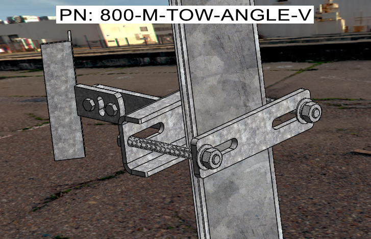 Angle Iron Tower V Block Pipe Standoff Mount