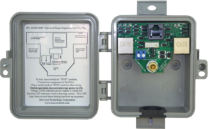 OUTDOOR 100 MBPS ETHERNET SURGE PROTECTOR WITH TEST PORT