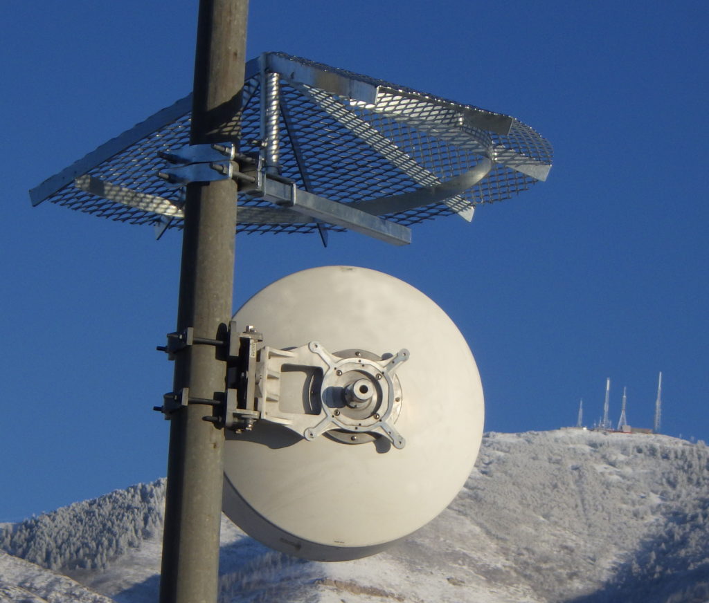 Ice Shield for telecom towers